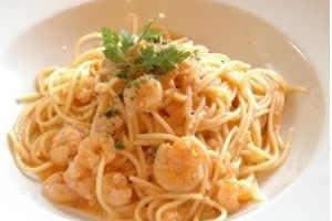 海老のトマトクリームソース