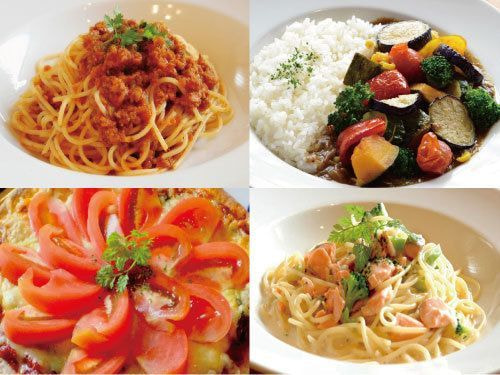 きのこと甲州梅の和風パスタ