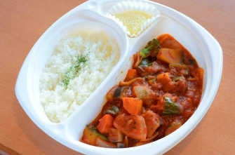 ハンバーグの野菜煮込み弁当